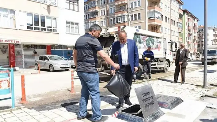 Kastamonu'da çöp konteynırları yer altına alınıyor