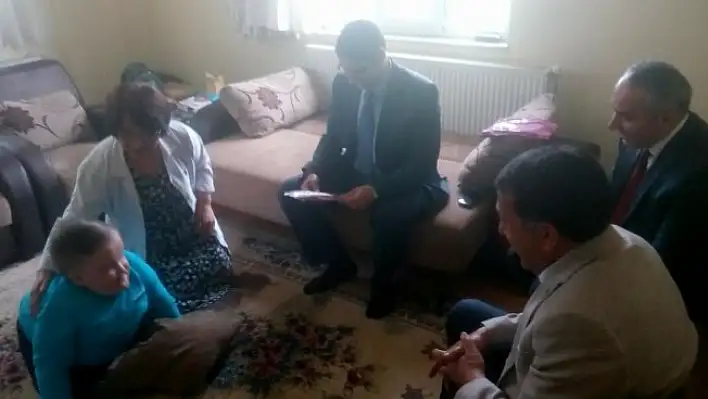 Daday'da evde eğitim gören öğrenciler karne aldı