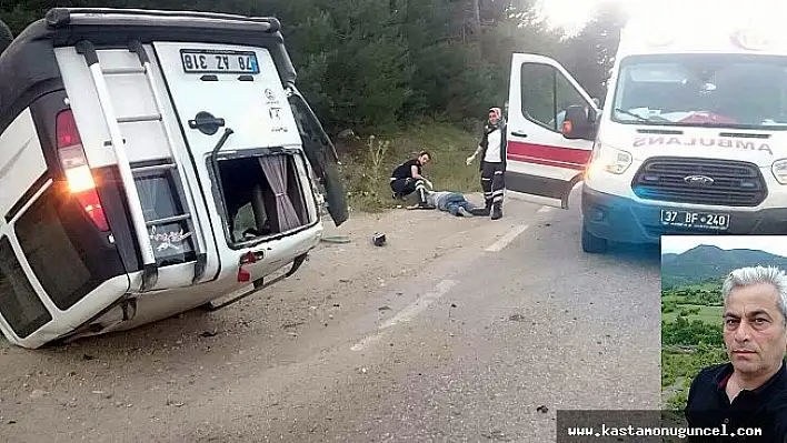 Yoldan çıkan otomobil takla attı: 1 ölü