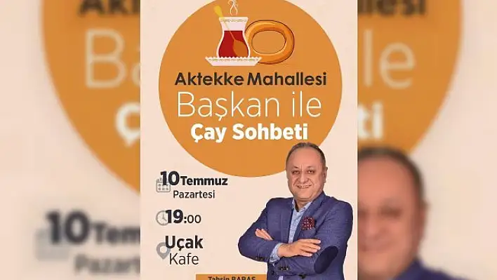 'Başkan ile Çay Sohbeti' programları başlıyor