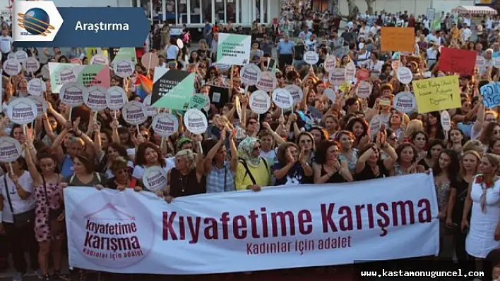 Kadınlar özgürlükleri için 'Kıyafetime karışma!' dedi