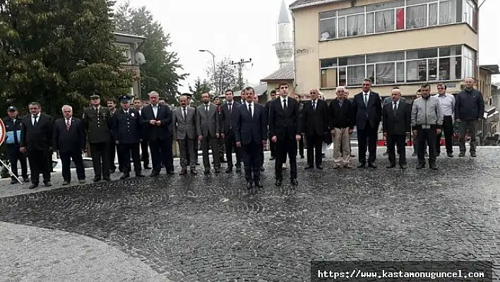 Küre'de Zafer Bayramı yağmur altında kutlandı