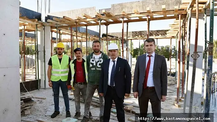 Taşköprü Şehirlerarası Otobüs Terminali İnşaatı tam gaz devam ediyor