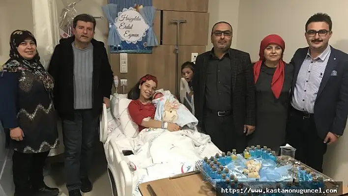 (Tebrik Mesajı) GÜRBÜZ ve AYAR ailelerinde Erdal Eymen sevinci