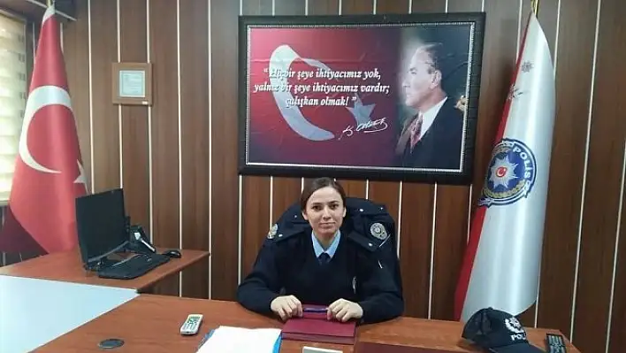Daday'ın ilk kadın komiseri görevine başladı