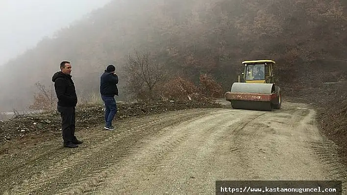 Hanönü Belediyesi mahalle yollarını yeniledi
