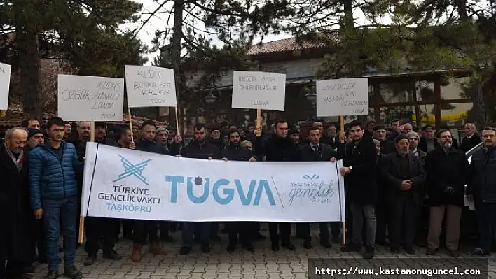 ​TÜGVA Taşköprü temsilciliğinden ABD'ye tepki