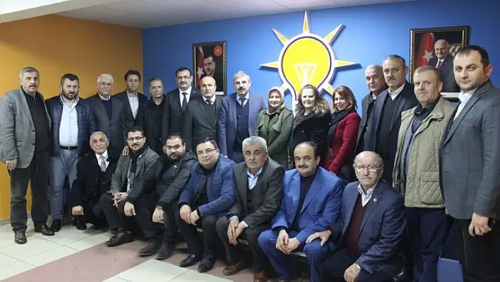 AK Parti Taşköprü Teşkilatı'ndan, İl Başkanı Ünlü'ye hayırlı olsun ziyareti