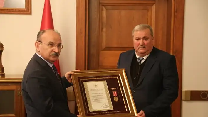Kastamonu'da Devlet Övünç Madalyası ve Beratı Tevcih Töreni