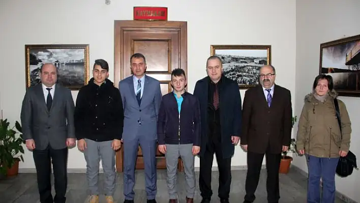 Kaymakam Yüksel ve Başkan Arslan'ı ziyaret