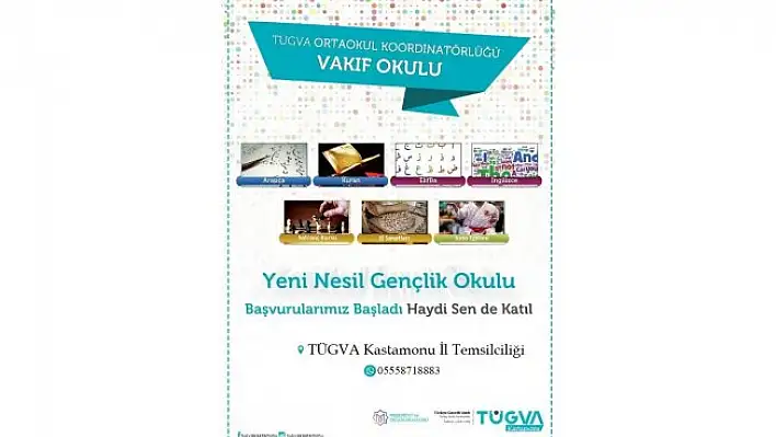TÜGVA'dan Vakıf Okulu Projesi