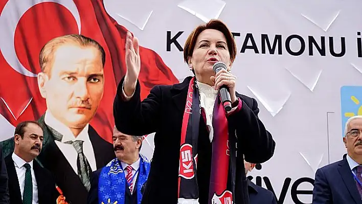 İYİ Parti Genel Başkanı Akşener Kastamonu'da
