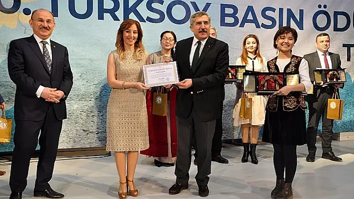 'TÜRKSOY Basın Ödülü' töreni