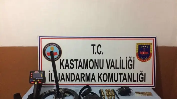 Kastamonu'da kaçak kazı yapan 3 kişi gözaltına alındı