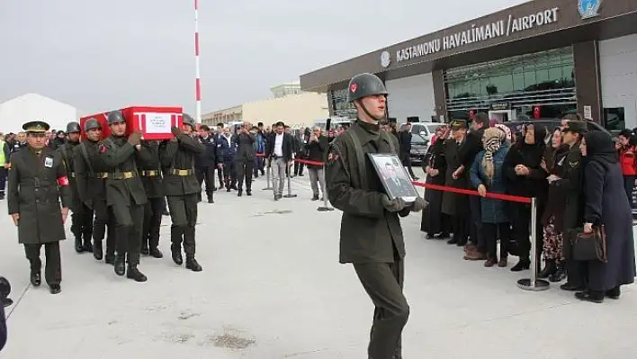 'Zeytin Dalı Harekatı' şehidinin cenazesi memleketi Kastamonu'da!