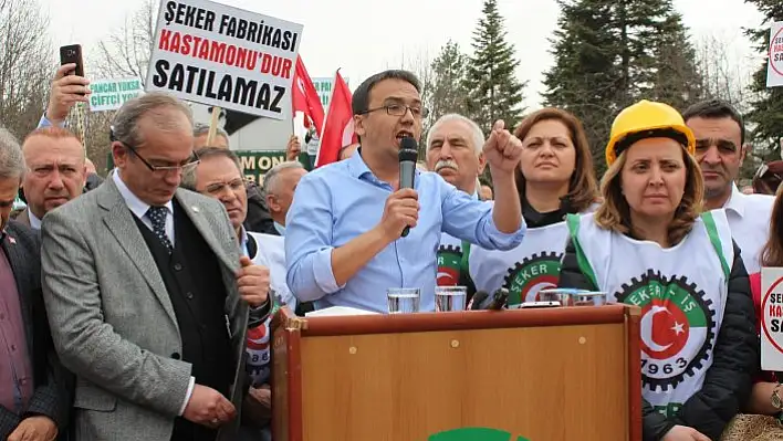 Baltacı "Şeker Fabrikası Kastamonu'dur satılmaz"