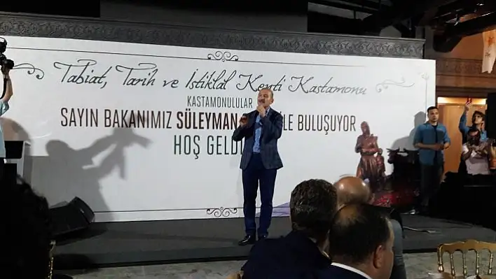 Bakan Soylu, Gaziosmanpaşa'da Kastamonulularla buluştu
