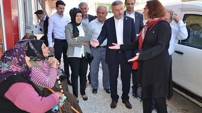 Milletvekili Çelik, Hanönü ilçesini ziyaret etti