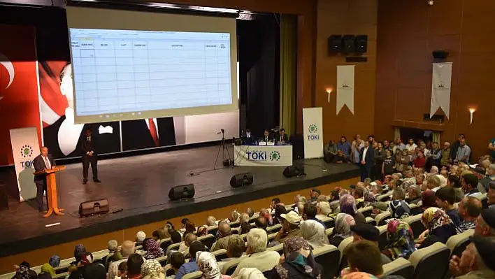Taşköprü'deki TOKİ konutlarının sahipleri belli oldu