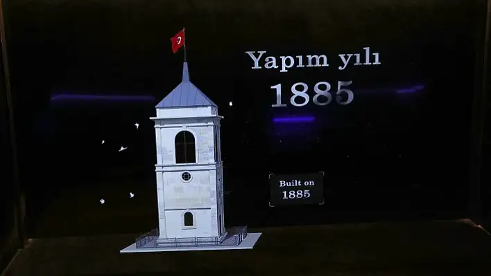 Kenti lazer ışınlarıyla anlatıyorlar