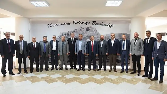 Esnaf Odaları Başkanları'ndan Başkan Babaş'a Ahilik Haftası ziyareti