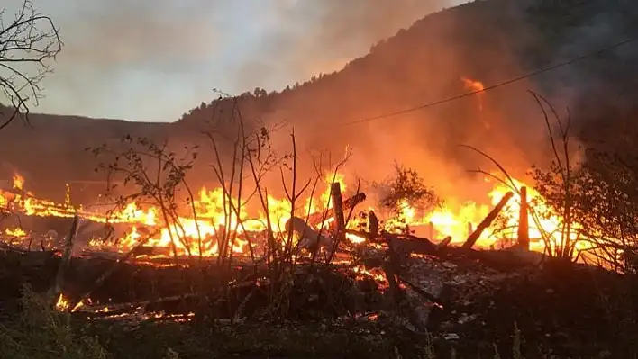 Kastamonu'da yangın: 8 ev kullanılamaz hale geldi