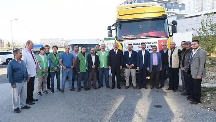 'Kastamonu'dan Suriye'ye Yardım Tırı' yola çıktı