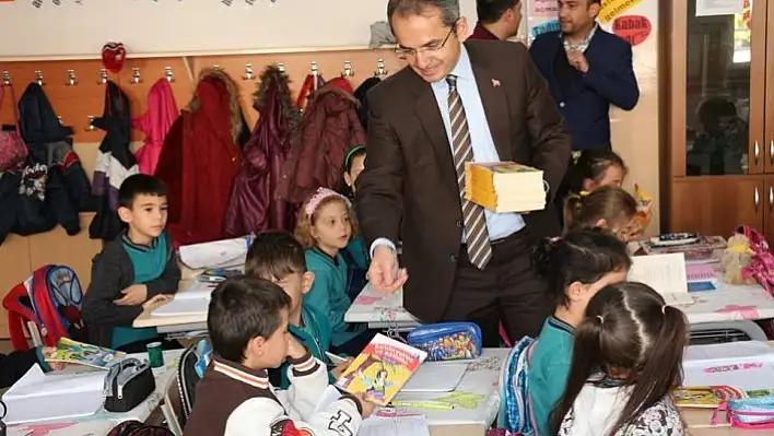 Kaymakam Pişkin'in okul denetimi