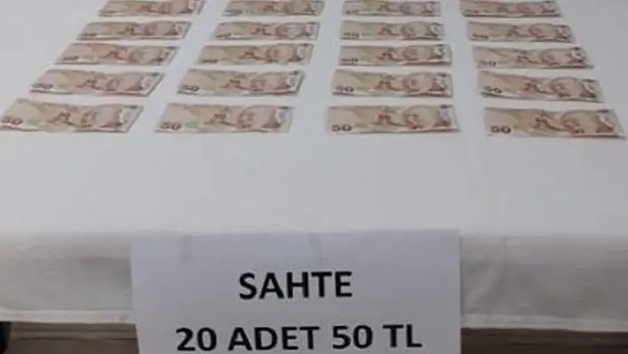Sahte parayla benzin alınca yakalandı