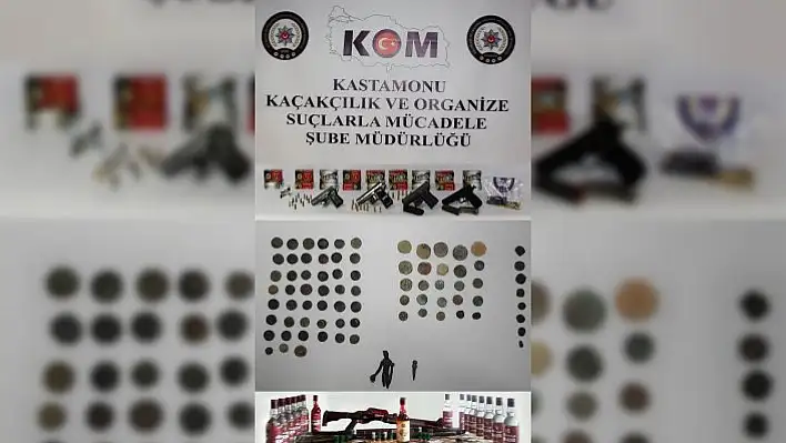 Kastamonu'da tarihi eser kaçakçılığı: 7 gözaltı