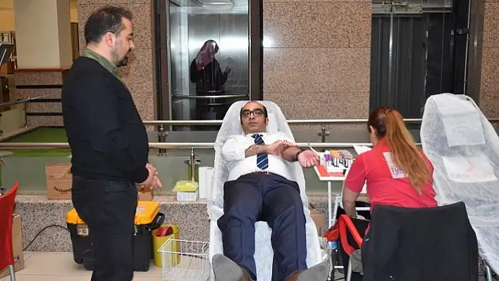 Kastamonu Adliyesinde kan bağışı kampanyası