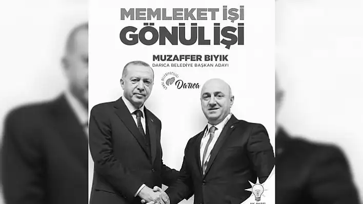Darıca Belediye Başkanlığı için hemşehrimiz Muzaffer Bıyık iddialı!