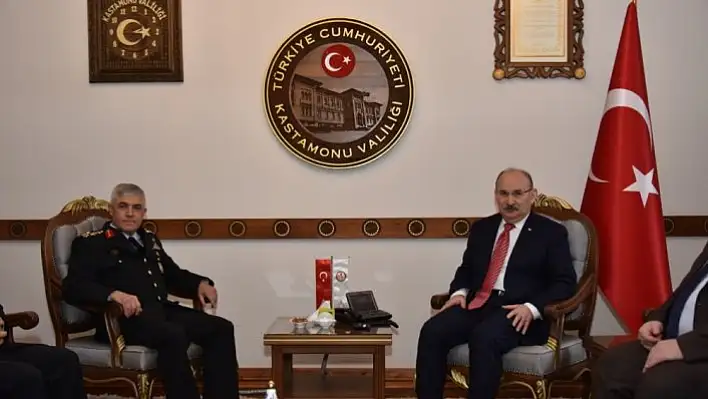 Jandarma Genel Komutanı Orgeneral Çetin'den Kastamonu Valiliğine ziyaret