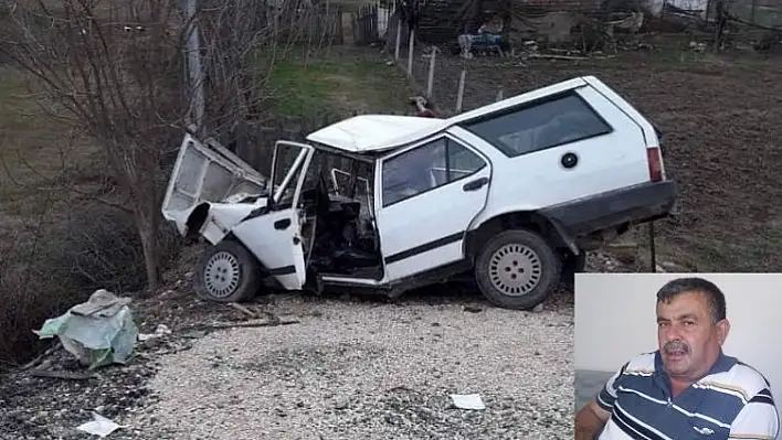 Yaralanan sürücü tedavi gördüğü hastanede hayatını kaybetti
