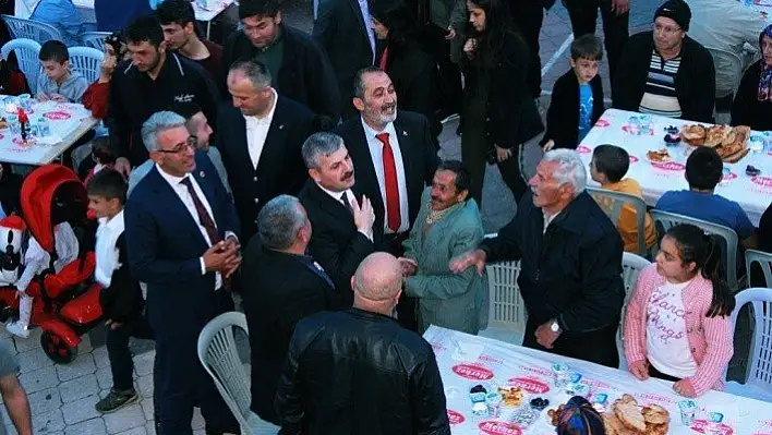 Küre'de açık havada bin 500 kişiye iftar