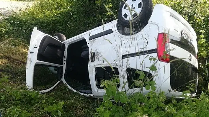Otomobili ile takla attı: 4 yaralı