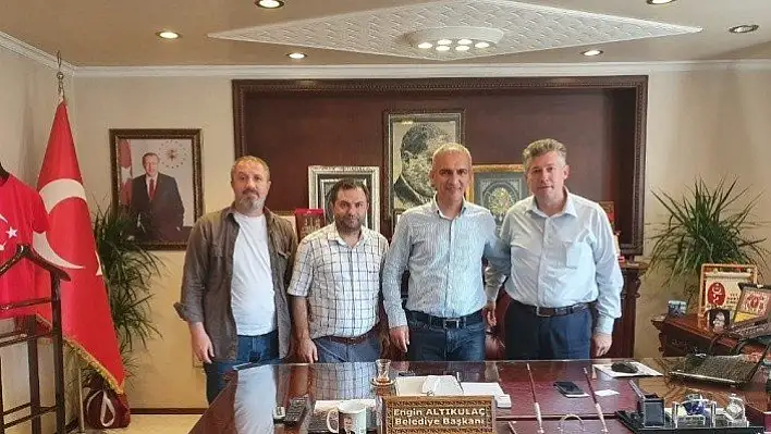İHA Bölge Müdürü Çorbacı, Başkan Altıkulaç'ı ziyaret etti