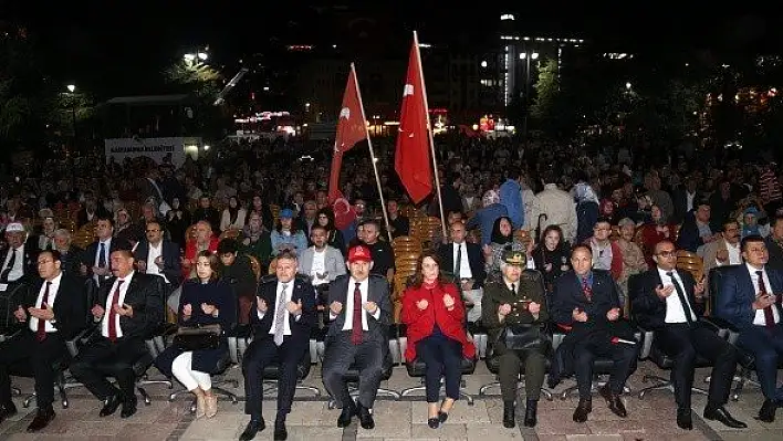 Kastamonu'da 15 Temmuz etkinlikleri sabaha kadar devam etti