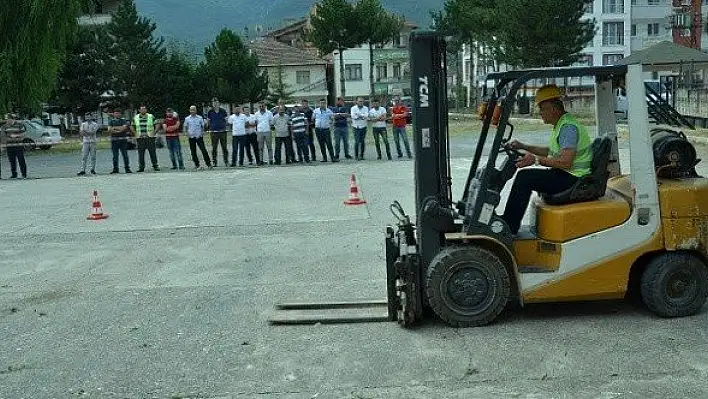 Hanönü'de forklift operatörü kursu