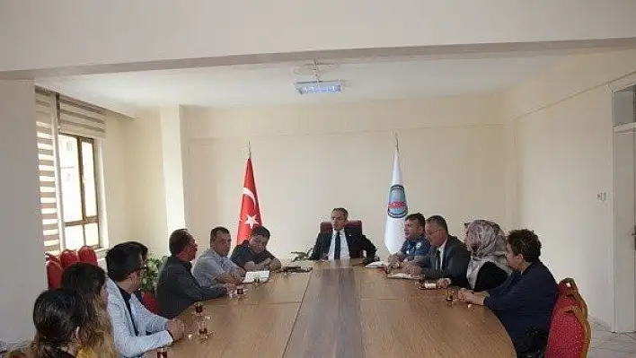 Kaymakam Pişkin yurt işletmecileriyle bir araya geldi