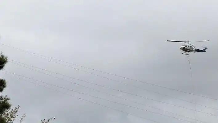 Yüksek gerilim hatlarına &quothavalı" müdahale ilgi çekti