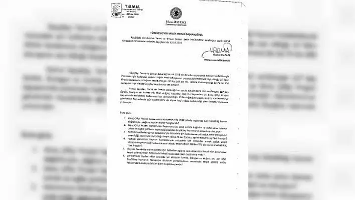 &quotTarım ve Orman Bakanı istifa etmelidir"