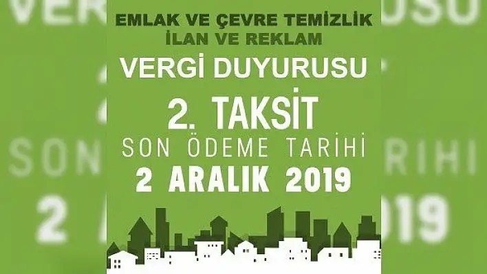Kastamonu Belediyesi uyardı! Son gün 2 Aralık!