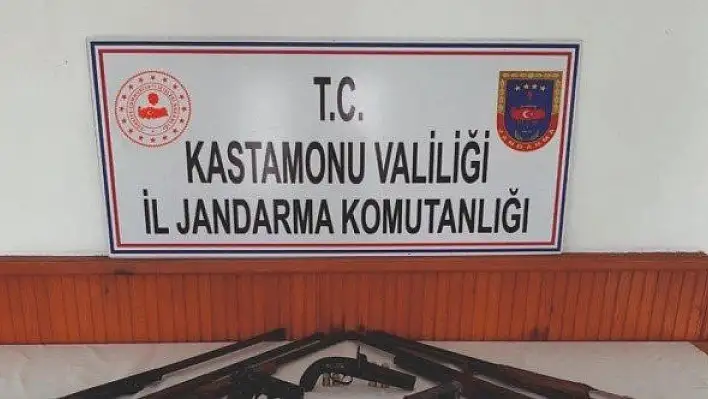 Kastamonu'da silah kaçakçılığı operasyonunda 3 şüpheli tutuklandı