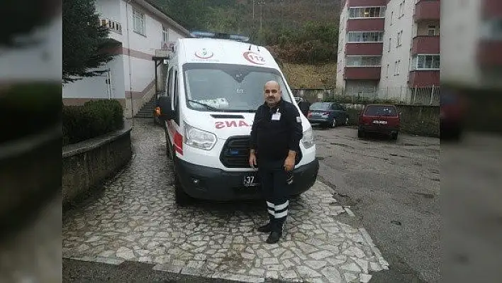 Ambulans şoförünün ilk yardımı hayat kurtardı