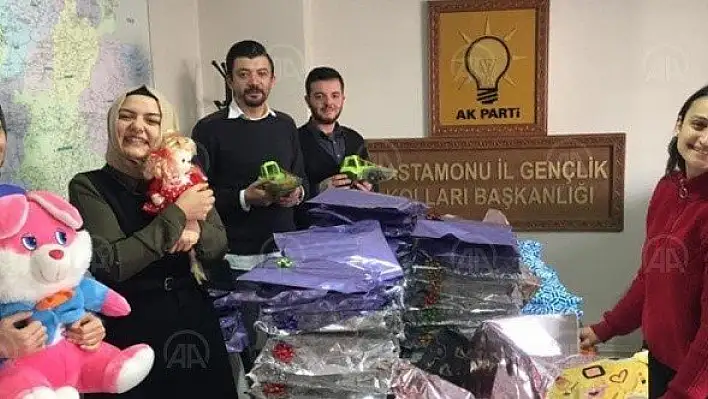 Kastamonu'dan depremzede çocuklara oyuncak yardımı