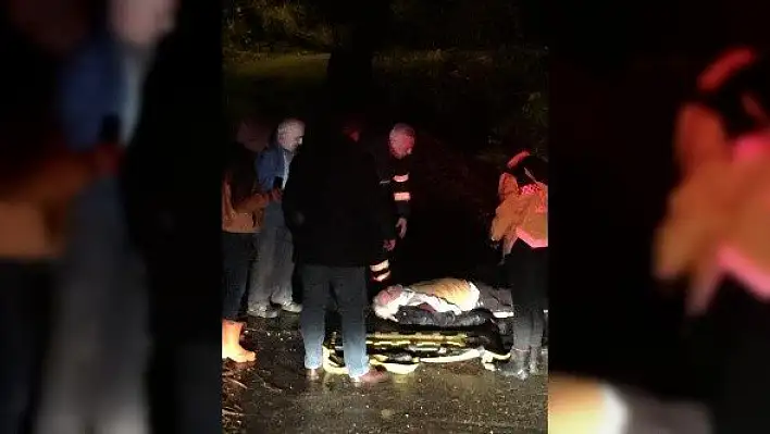 Su kanalına düşen genç boğulmaktan son anda kurtuldu