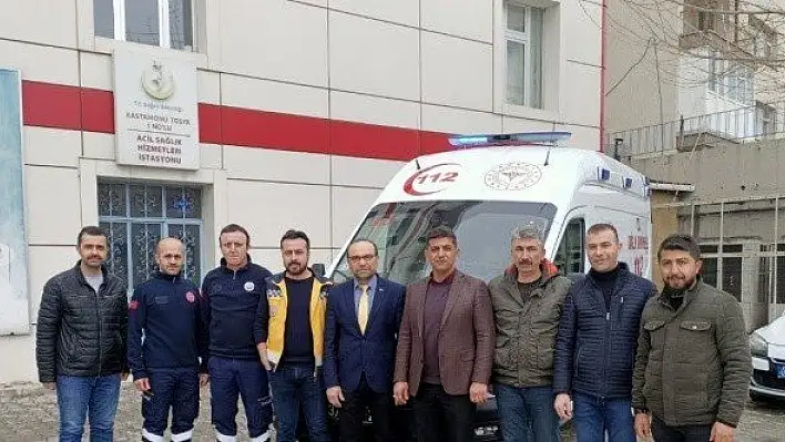 112 Acil Servisine ambulans törenle teslim edildi