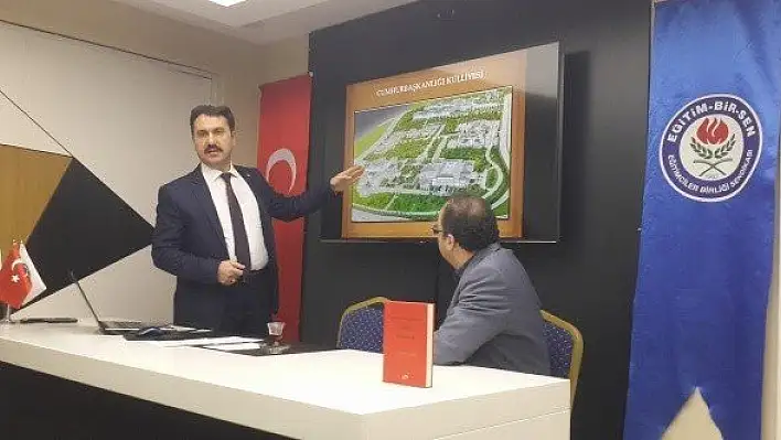 Cumhurbaşkanlığı Müşaviri Paşazade, Eğitim-Bir-Sen'e konuk oldu