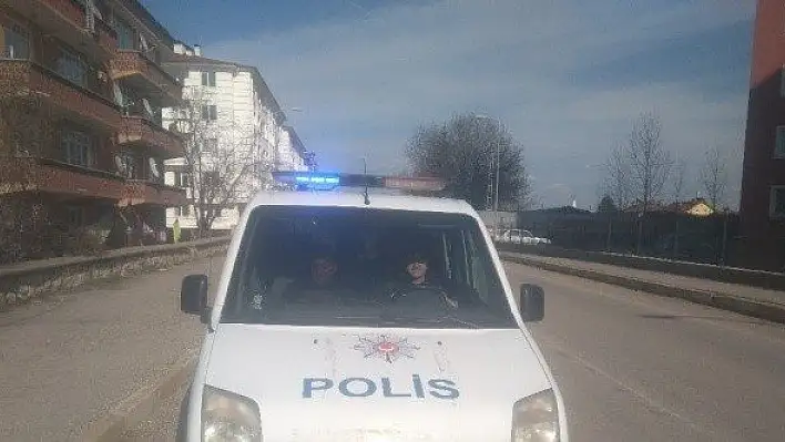 Daday'da polis ekiplerinden anonslu 'evde kal' uyarısı